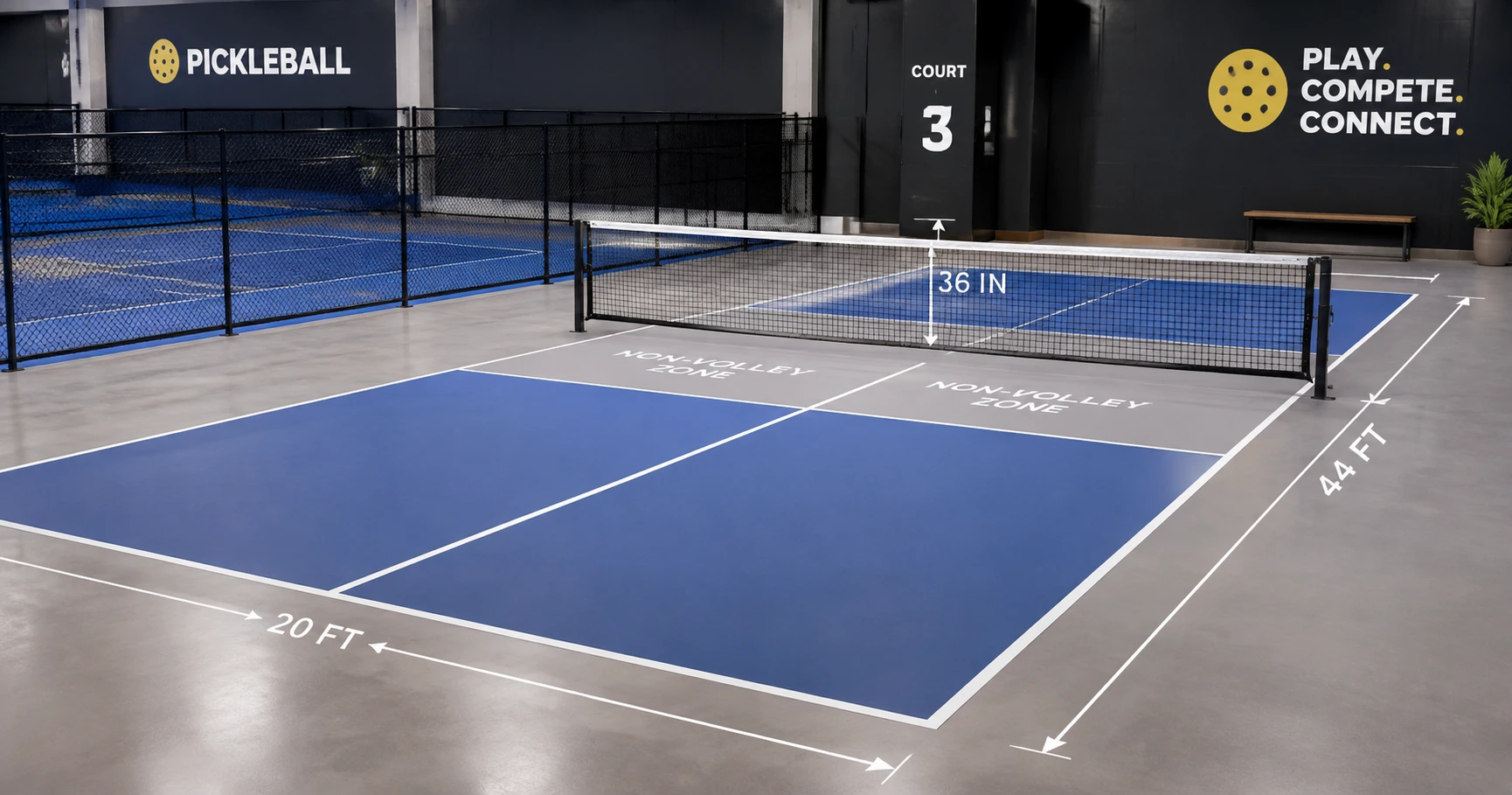 Giới thiệu về sân pickleball - image 2 Giới thiệu về sân pickleball - image 2