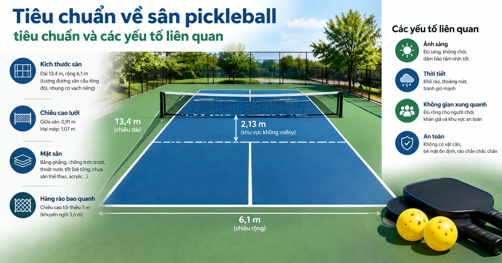 Tiêu chuẩn về sân pickleball tiêu chuẩn và các yếu tố liên quan - image 1 Tiêu chuẩn về sân pickleball tiêu chuẩn và các yếu tố liên quan - image 1